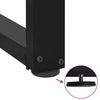 Baaripöydän jalat T-muotoiset 2 kpl 40x35x(110-111) cm teräs