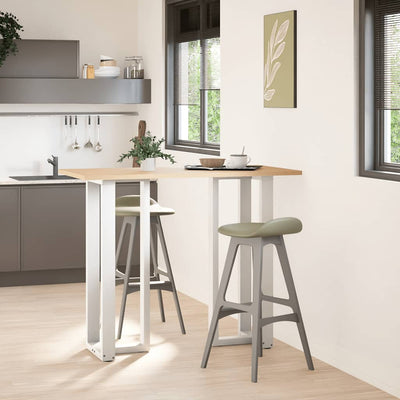 Baaripöydän jalat T-muotoiset 2 kpl 40x35x(110-111) cm teräs