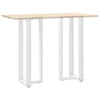 Baaripöydän jalat T-muotoiset 2 kpl 40x35x(110-111) cm teräs