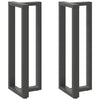 Baaripöydän jalat T-muotoiset 2 kpl 40x35x(110-111) cm teräs