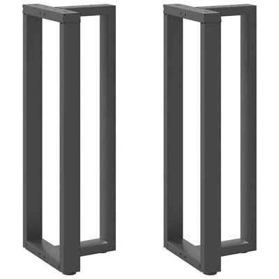 Baaripöydän jalat T-muotoiset 2 kpl 40x35x(110-111) cm teräs