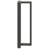 Baaripöydän jalat T-muotoiset 2 kpl 40x35x(110-111) cm teräs