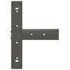 Baaripöydän jalat T-muotoiset 2 kpl 40x35x(110-111) cm teräs