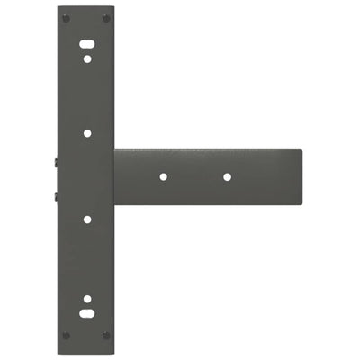 Baaripöydän jalat T-muotoiset 2 kpl 40x35x(110-111) cm teräs