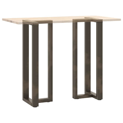 Baaripöydän jalat T-muotoiset 2 kpl 40x35x(110-111) cm teräs