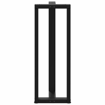 Baaripöydän jalat T-muotoiset 2 kpl 50x35x(110-111) cm teräs