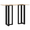 Baaripöydän jalat T-muotoiset 2 kpl 50x35x(110-111) cm teräs