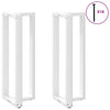 Baaripöydän jalat T-muotoiset 2 kpl 50x35x(110-111) cm teräs
