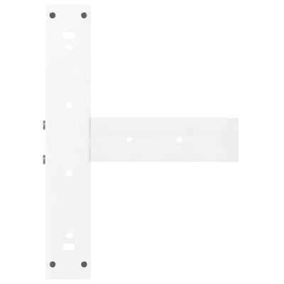 Baaripöydän jalat T-muotoiset 2 kpl 50x35x(110-111) cm teräs