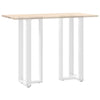 Baaripöydän jalat T-muotoiset 2 kpl 50x35x(110-111) cm teräs