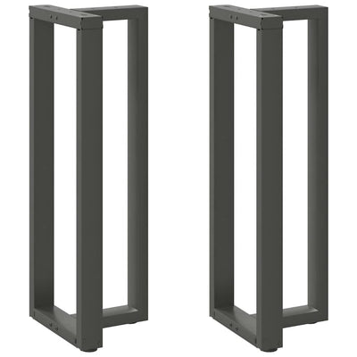 Baaripöydän jalat T-muotoiset 2 kpl 50x35x(110-111) cm teräs