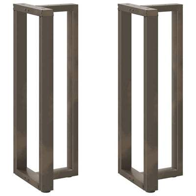 Baaripöydän jalat T-muotoiset 2 kpl 50x35x(110-111) cm teräs