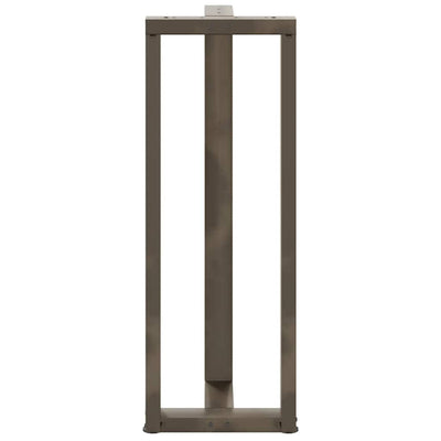 Baaripöydän jalat T-muotoiset 2 kpl 50x35x(110-111) cm teräs