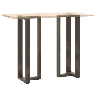 Baaripöydän jalat T-muotoiset 2 kpl 50x35x(110-111) cm teräs