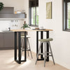 Baaripöydän jalat T-muotoiset 2 kpl 60x35x(110-111) cm teräs