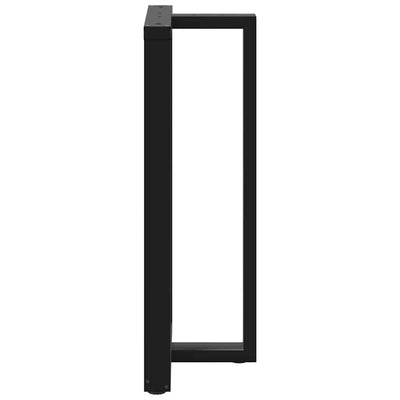 Baaripöydän jalat T-muotoiset 2 kpl 60x35x(110-111) cm teräs