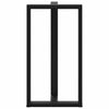 Baaripöydän jalat T-muotoiset 2 kpl 60x35x(110-111) cm teräs