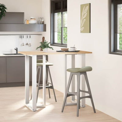 Baaripöydän jalat T-muotoiset 2 kpl 60x35x(110-111) cm teräs