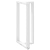 Baaripöydän jalat T-muotoiset 2 kpl 60x35x(110-111) cm teräs