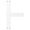 Baaripöydän jalat T-muotoiset 2 kpl 60x35x(110-111) cm teräs