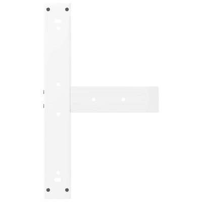 Baaripöydän jalat T-muotoiset 2 kpl 60x35x(110-111) cm teräs