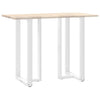 Baaripöydän jalat T-muotoiset 2 kpl 60x35x(110-111) cm teräs