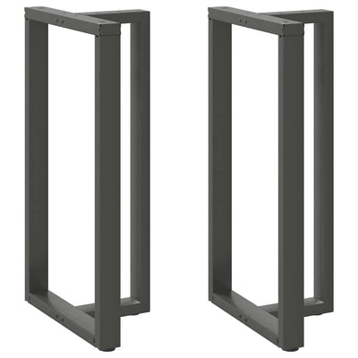 Baaripöydän jalat T-muotoiset 2 kpl 60x35x(110-111) cm teräs