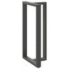 Baaripöydän jalat T-muotoiset 2 kpl 60x35x(110-111) cm teräs