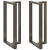 Teräs baaripöydän jalat t-muotoiset Virginea 60x35x(110-111)cm (2 kpl)