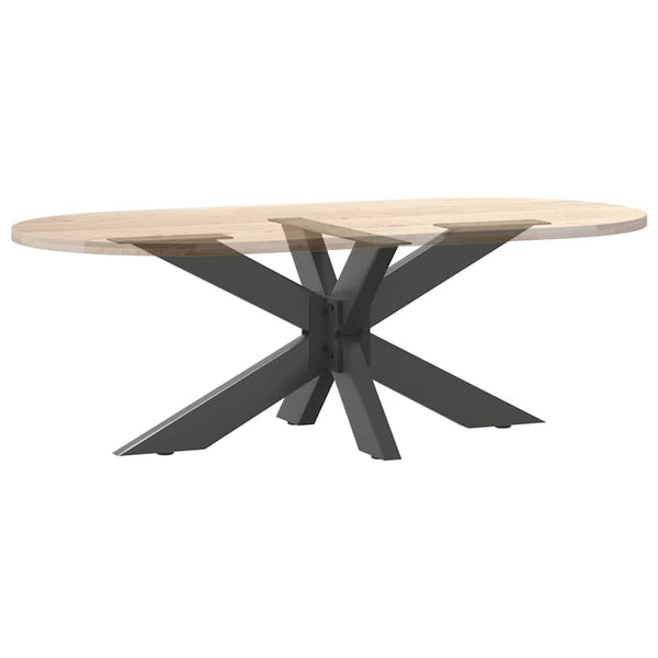 Sohvapöydän jalka hämähäkinmuotoinen antrasiitti 98x58x(42-43) cm teräs