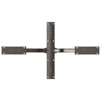 sohvapöydän, jalka hämähäkin muoto, 98x58x(42-43) cm, teräs