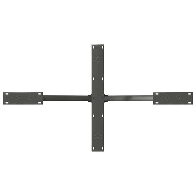 ruokapöydän jalka hämähäkin muoto antrasiitti 120x68x(72-73) cm