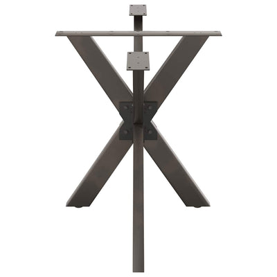 ruokapöydän jalka, hämähäkin muoto, 120x68x(72-73) cm, teräs