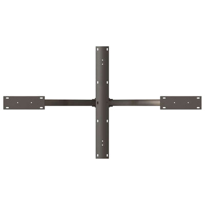 ruokapöydän jalka, hämähäkin muoto, 120x68x(72-73) cm, teräs