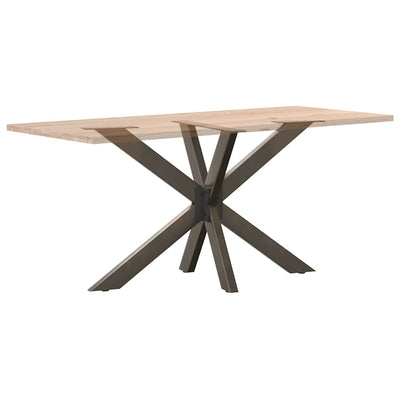 ruokapöydän jalka, hämähäkin muoto, 120x68x(72-73) cm, teräs