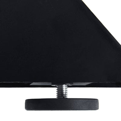 ruokapöydän jalka hämähäkin muoto musta 150x78x(72-73) cm teräs