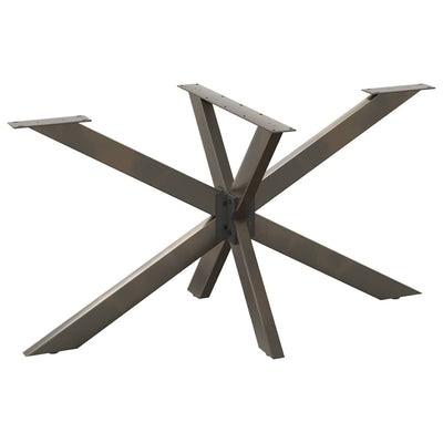 ruokapöydän jalka, hämähäkin muoto, 150x78x(72-73) cm, teräs