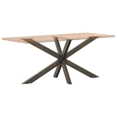 ruokapöydän jalka, hämähäkin muoto, 150x78x(72-73) cm, teräs