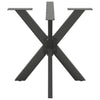 Antrasiitti ruokapöydän jalka Iosephina 85x85x(72-73)cm (hämähäkin muoto)