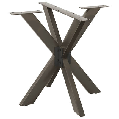 ruokapöydän jalka, hämähäkin muoto, 85x85x(72-73) cm, teräs