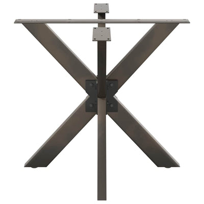ruokapöydän jalka, hämähäkin muoto, 85x85x(72-73) cm, teräs