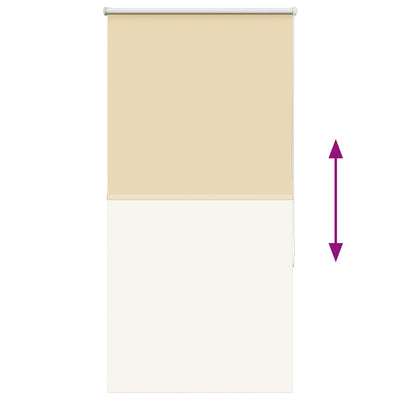 Beige rullaverho blackout Lutia 65x130cm (kankaan leveys 60,7 cm)