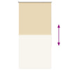 Beige rullaverho blackout Lutia 85x130cm (kankaan leveys 80,7 cm)
