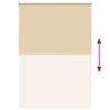 Beige rullaverho blackout Lutia 110x130cm (kankaan leveys 105,7 cm)