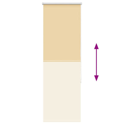 Beige rullaverho blackout Lutia 50x150cm (kankaan leveys 45,7 cm)