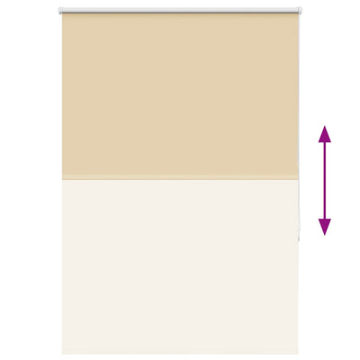 Beige rullaverho blackout Lutia 110x150cm (kankaan leveys 105,7 cm)