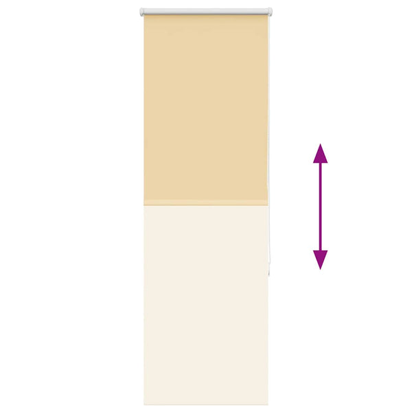Rullaverho pimentävä beige 50x175 cm kangas leveys 45,7 cm polyesteri