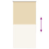 Beige rullaverho blackout Lutia 80x175cm (kankaan leveys 75,7 cm)