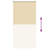 Beige rullakaihdin blackout Lutia 85x175cm (kankaan leveys 80,7 cm)