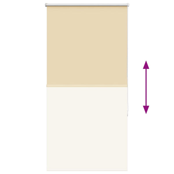 Beige rullakaihdin blackout Lutia 85x175cm (kankaan leveys 80,7 cm)